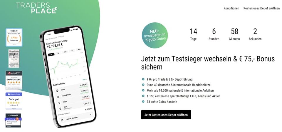 Traders Place Startseite